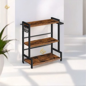 Premium Quality Iron and <b>Wood</b> Material Handmade <b>Spice</b> Storage <b>Rack</b> and Shelving Wedding Events Gifts <b>Spices</b> <b>Rack</b> For Top Sale - Product Image 5