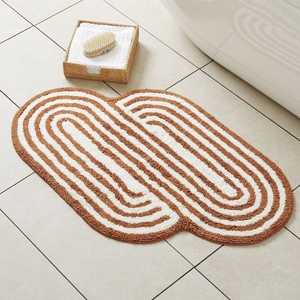 100% pur coton tapis de bain Super doux en peluche absorbant blanc réversible à la main poids lourd Construction maison hôtel par ITHL - Product Image 6