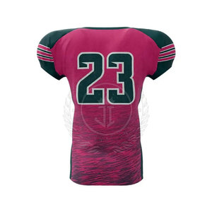 Uniformes de Fútbol Americano de Manga Corta Transpirables, Hechos en Pakistán, Mejor Precio 2025, 100% Poliéster, para Hombre Adulto, Alta Calidad, Gran Venta - Product Image 4