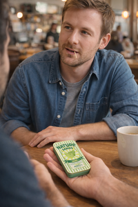 Stuzzicadenti Aromatizzati Serie Natura in Scatola di Latta per Smettere di Fumare - Product Image 2