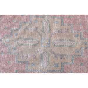 พรมขนาด 1.8x3.37 ฟุต, พรมตุรกีโบราณ, พรมขนสัตว์โมร็อกโกสีแดง - Product Image 5