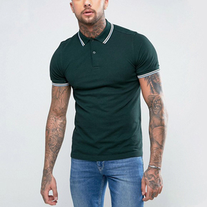 Hombres verano nuevo algodón clásico que absorbe la humedad telas lisas polos hombres negocios manga corta Tops camisetas Polo hombres - Product Image 1