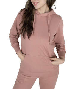 Conjunto Deportivo Informal Ecológico de Dos Piezas, Sudadera con Capucha y Pantalones Deportivos, Ropa Deportiva Personalizada para Mujer - Product Image 1