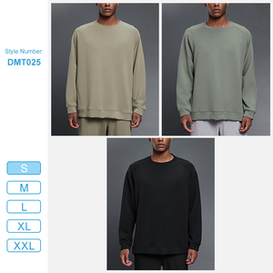 <b>Men</b> Thick Heavyweight 100% Cotton Winter Sweatshirts <b>Fleece</b> Streetwear <b>Oversized</b> Solid Quick Dry Pullover <b>Hoodies</b> - Product Image 4