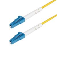 Kabel Patch Fiber Single Mode OS2 LC LC 9/125μm Kabel Jumper Optik untuk Jaringan Pusat Data