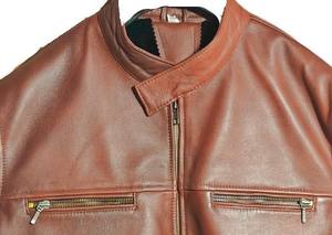 แจ็คเก็ตหนังแท้สำหรับผู้ชาย, แจ็คเก็ตหนัง100% ลำลอง - Product Image 4