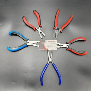 Professionnel En Acier Inoxydable Kératine Bond Pressage Pince Écrasante Outils D'extension De Cheveux pour Couper Gérer Les Extensions De Cheveux - Product Image 1