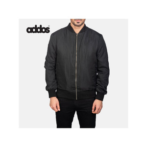 Classic Comfortable Stand Collar Hooded <b>Flight</b> Bomber <b>Jacket</b> Custom for <b>Men</b> Breathable Polyester/Cotton Winter High Street Style - Product Image 4