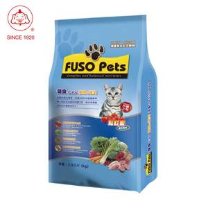 Fuso Comida húmeda y seca para gatos Bolsa a granel con atún + pollo Gato F048 Venta al por mayor Comida seca para mascotas - Product Image 1