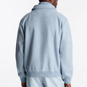 Sudadera de Alta Calidad con Cuello Camisero, Material Transpirable, Manga Larga, con Logotipo Personalizado, Estilo Urbano para Hombre, Color Sólido - Product Image 6