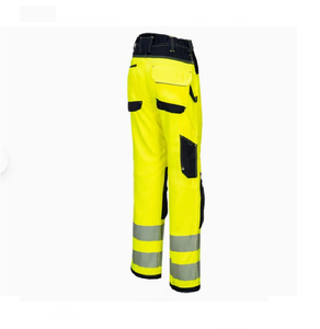 Pantalon de soudage résistant à la chaleur pour homme Vache véritable Style Hip Hop Respirant Séchage rapide Antistatique Tissu de laine lourd - Product Image 5