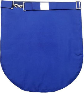 Tablier maçonnique traditionnel de luxe brodé Master Mason, couleurs et logo personnalisables, tissu polyester, Piliers d'autel Soleil - Product Image 4