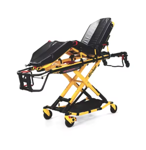 PROXT-Sturdy Stainless Steel Manual X-Frame <b>Cots</b> with Retractable Head Section for Hospital Use-Industrial Design 700lb Capaci - Product Image 4