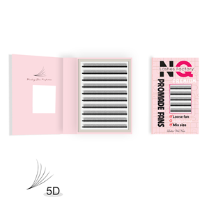 NQ para Abonnie, extensiones de pestañas de seda vegana Premium personalizadas, bandejas de pestañas mate hechas a mano suaves, extensiones de pestañas de Cachemira CC Curl - Product Image 4