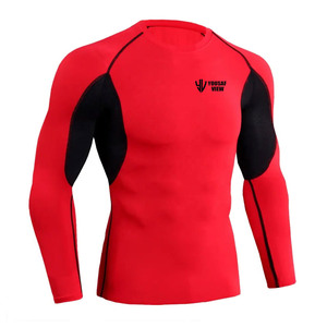High Manufacturer Latest Design <b>Compression</b> <b>Shirts</b> Spandex Polyester Men <b>Compression</b> <b>Shirts</b> - Product Image 3