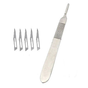 Poignée stérile n ° 3 de scalpel pour la chirurgie humaine vétérinaire Source d'alimentation manuelle fiable pour la pratique de la formation chirurgicale - Product Image 6