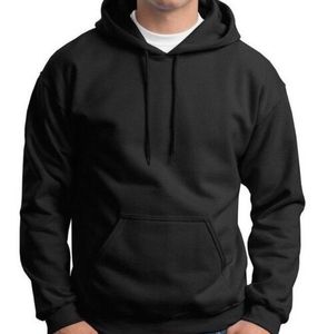 Sweat-shirt à capuche épais pour homme Design noir uni personnalisé Sweat-shirt d'hiver Capuche solide Nouveau Design personnalisé Noir uni - Product Image 3