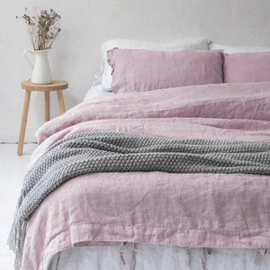 High-end premium <b>linen</b> sheets for contemporary home Latest breathable <b>linen</b> bedding collection for stylish interiors - Product Image 3