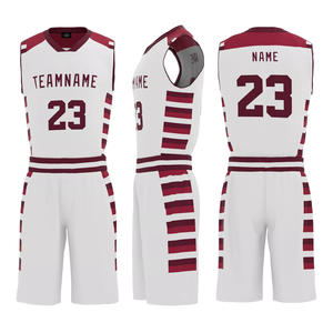 Uniforme de Baloncesto Unisex de Alta Calidad, Nuevo, Diseño OEM, Jersey sin Mangas Estampado, 100% Poliéster, Secado Rápido, Conjuntos de Tallas Grandes - Product Image 2