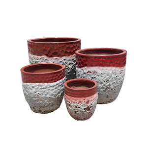 กระถางดอกไม้เคลือบขนาดใหญ่จากเวียดนามที่มีคุณภาพสูงสไตล์โมเดิร์นโดยเซรามิกที่ผลิตในเวียดนาม - Product Image 1