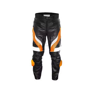 Para la venta Hombres Moda Slim Fit Moto Pantalones de cuero Ropa casual Original Moto Pantalón de cuero - Product Image 2