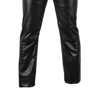 Pantalon en cuir pour hommes, tenue décontractée, design élégant, qualité supérieure, texture douce, mode moderne, coupe confortable, nouveauté - Product Image 4