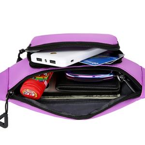 Sac banane personnalisé avec logo pour homme et femme, sac de sport, sac de poitrine pour le fitness, le cyclisme, la course à pied, ceinture pour téléphone portable - Product Image 4