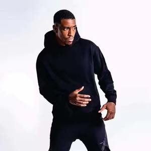 Dernier style, nouvelle arrivée, sweat-shirts à capuche pour hommes en coton et polyester, couleur unie, vente en gros de sweat-shirts pour hommes - Product Image 2