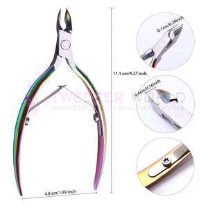 Las mejores limas de uñas incluidas, juego de manicura y pedicura con 5 Uds., recortador de cutículas, juego de pinzas - Product Image 1