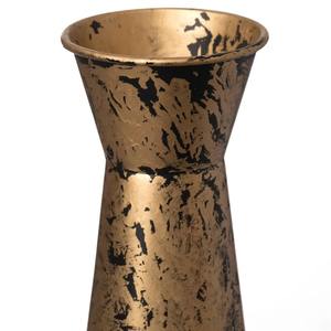 Vintage Long Metal Floor Vase Handcrafted Designer <b>Decorative</b> Accent Perfect for <b>Birthday</b> Celebrations and Wedding Mandaps - Product Image 6