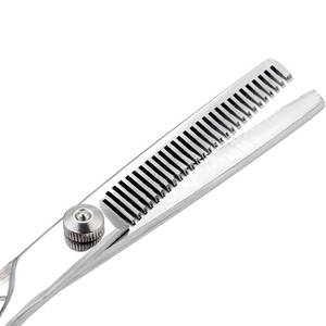 Tijeras de adelgazamiento de acero inoxidable de alta calidad para corte de pelo Acabado pulido Personalizable - Product Image 5