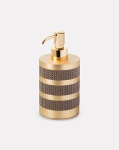 Distributeur de savon en métal au design luxueux pour une collection d'accessoires de salle de bain élégants avec un attrait haut de gamme - Product Image 6