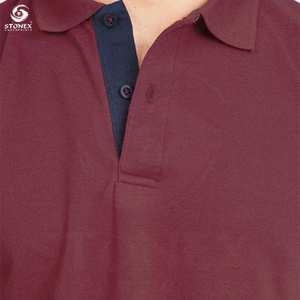 OEM POLO à manches longues et à revers Chemise pour homme LOGO personnalisé T-shirt brodé 80% coton Polo de golf à manches longues - Product Image 2