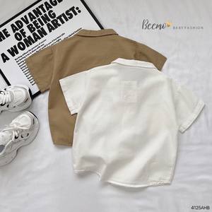 Meilleure qualité BEEMO KIDS Chemise à poche pour bébés garçons Design moderne en coton Prix de gros - Product Image 4