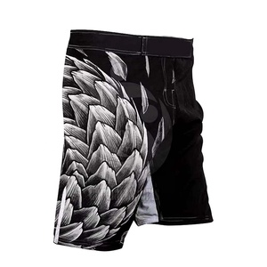 Shorts de protection contre les éruptions cutanées en coton de haute qualité Vêtements de lutte MMA à haute compression pour adultes Taux de vente entier pour la qualité - Product Image 4