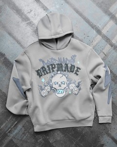 Sweat à capuche noir à la mode-Streetwear unisexe avec un design rouge audacieux, confortable et doux, idéal pour les vêtements décontractés et les activités de plein air - Product Image 2