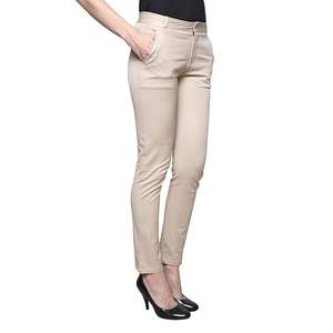 Pantalon formel à poche double face décontracté pour femmes respirant mi-taille pour l'été - Product Image 5