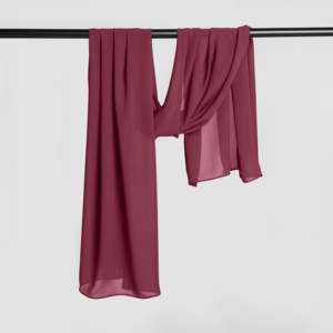 Voile et masque de protection solaire GAI Basic Burgundy Hijab - Product Image 1