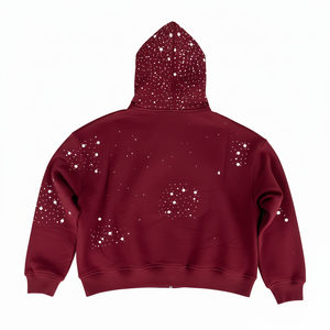 Custom Acid Wash Heavyweight Fleece Breathable Oversized Mens <b>Streetwear</b> Winter <b>Y2K</b> Hoodie Embroidery Logo Vintage Distressed - Product Image 6