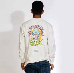 Hot New Style T-shirts déchirés pour hommes Vente en gros Mode de rue à deux manches 100% coton T-shirts vierges Fournisseur à la mode pas cher - Product Image 4