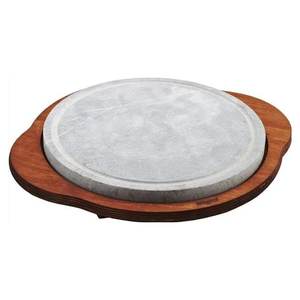 Bisetti 99011 Soapstone Plate (30cm) Outdoor <b>Cookware</b> with No Coating Hand Wash Only - Product Image 1