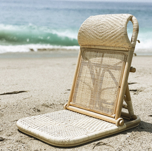 Silla de playa plegable de gran calidad, sillas de ratán para exteriores, accesorios para fiestas y picnics junto a la piscina - Product Image 4