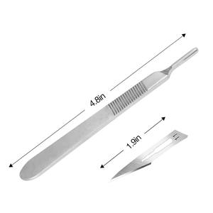 Manche de scalpel chirurgical en acier inoxydable, instrument de coupe réutilisable pour chirurgie générale, orthopédie et vétérinaire, vente en gros - Product Image 5