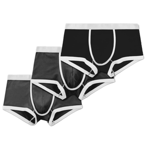 Haute qualité coton Spandex Plaid hommes Boxer Shorts respirant hommes sous-vêtements troncs Logo personnalisé impression S-3XL tissé Homme Boxer - Product Image 5