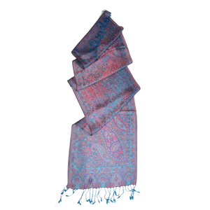 Men's Pure Silk Jacquard Stoles Multi-Color Square Style Scarves Neck Mufflers for Winter Season Medium Length Low Prices - Product Image 3