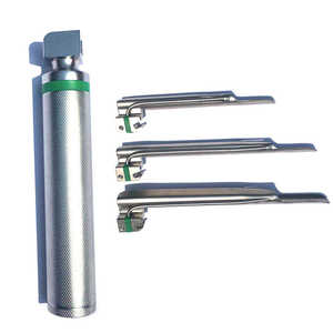 Excellente exposition glottique Ensemble de laryngoscope Miller Ensemble de laryngoscope Miller à fibre optique Six lames Miller - Product Image 4