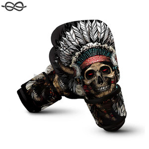 ถุงมือหนังมวยหนังแท้สำหรับมวยไทย, ถุงมือมวยไทยหนังวัวระดับพรีเมี่ยมสำหรับเล่นกีฬาหนังวัวสำหรับมืออาชีพ - Product Image 3