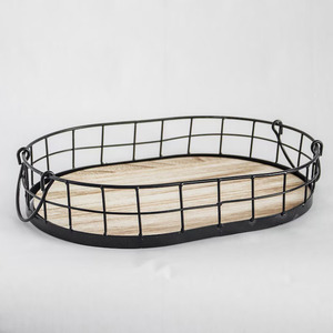 Prix raisonnable mangue en bois plateau de service plateau forme ovale taille personnalisée naturel fini pour la maison cuisine plateau à boire - Product Image 6