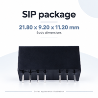 Module convertisseur DC-DC isolé 3W J03M05D15SR2, double sortie 5V 15V, alimentation régulée SIP 100mA, entrée large 2:1 1500VDC