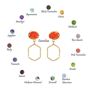 Boucles d'oreilles pendantes faites à la main en cristal de tourmaline noire brute naturelle Protection en argent sterling 925 bijoux en pierres précieuses uniques - Product Image 6